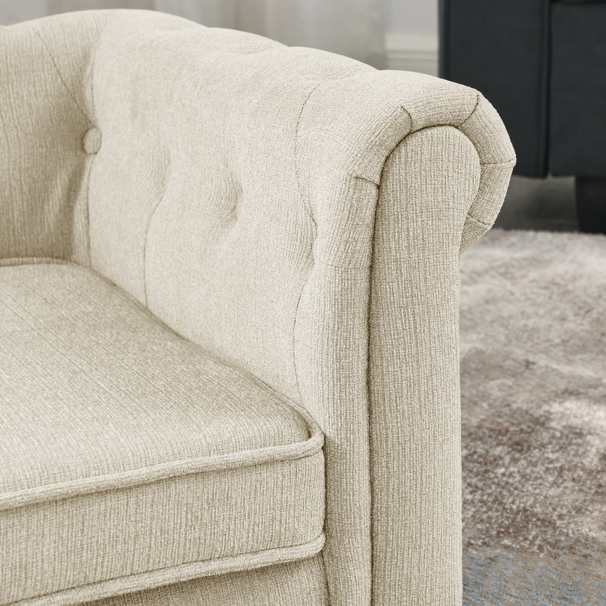 Haven Foam Dog Sofa Bed for Senior Dogs — Elevated Couch Bed for Medium & Large Dogs, Beige
