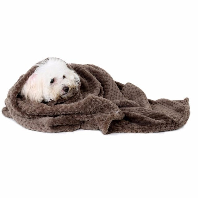 CozyNap Soft Fleece Blanket for Senior Dogs — Warm Comfort Throw for Beds, Sofas & Crates