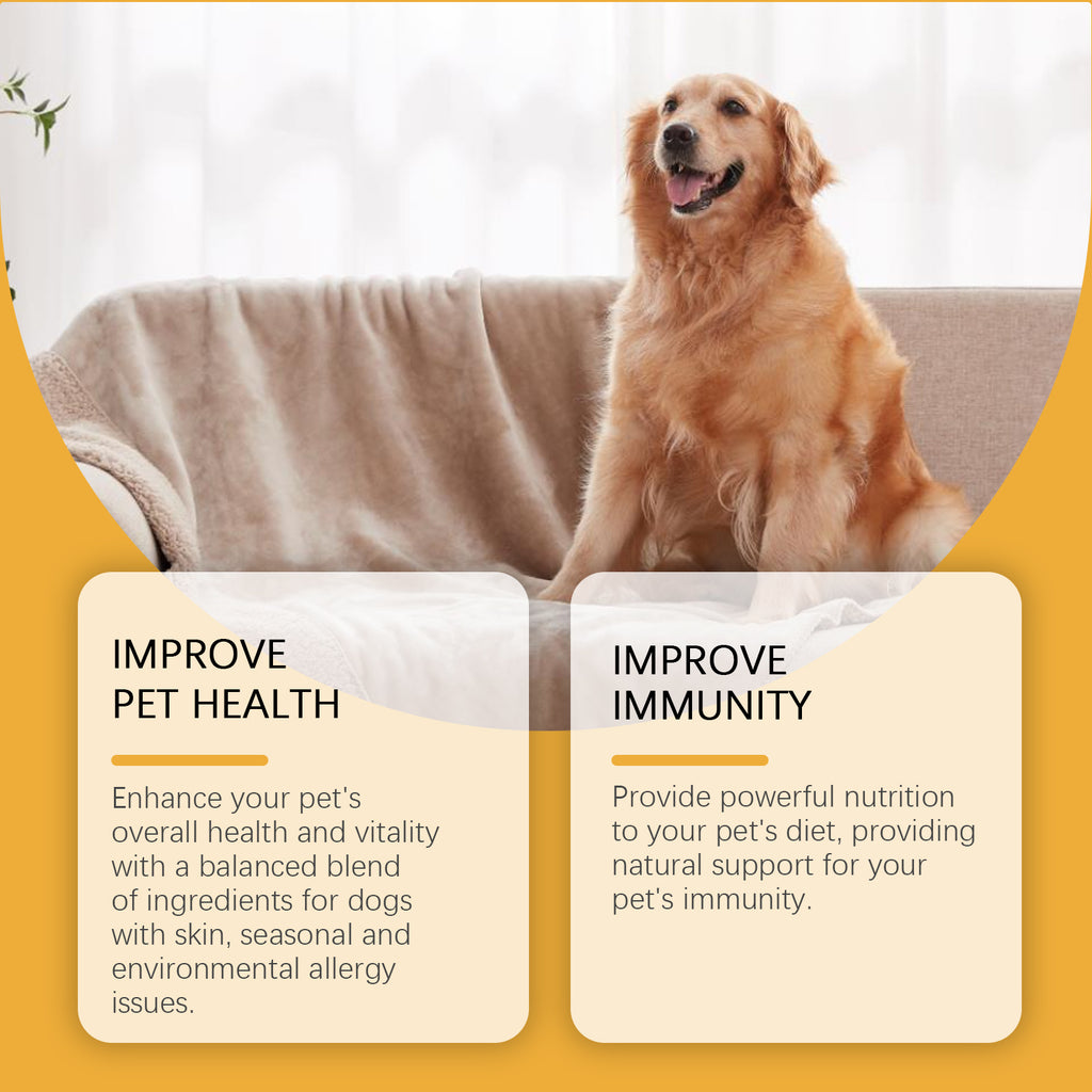 Gouttes Allergie & Immunité pour chiens — Complément liquide à la menthe, 60ml
