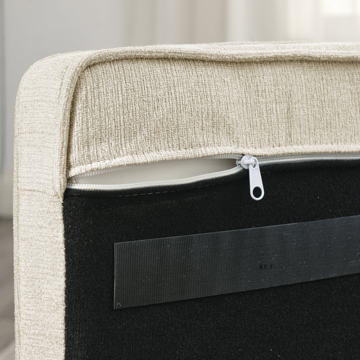 Haven Foam Dog Sofa Bed for Senior Dogs — Elevated Couch Bed for Medium & Large Dogs, Beige