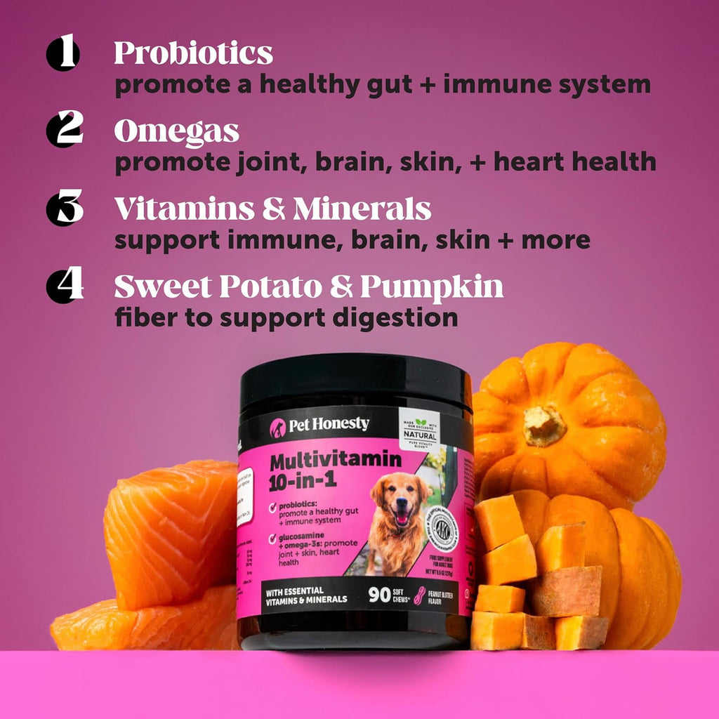 Daily Multivitamin Chews for Dogs — Everyday Wellness Support, 300g