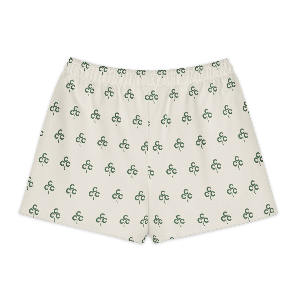 Clover Twill Shorts — Flat Back