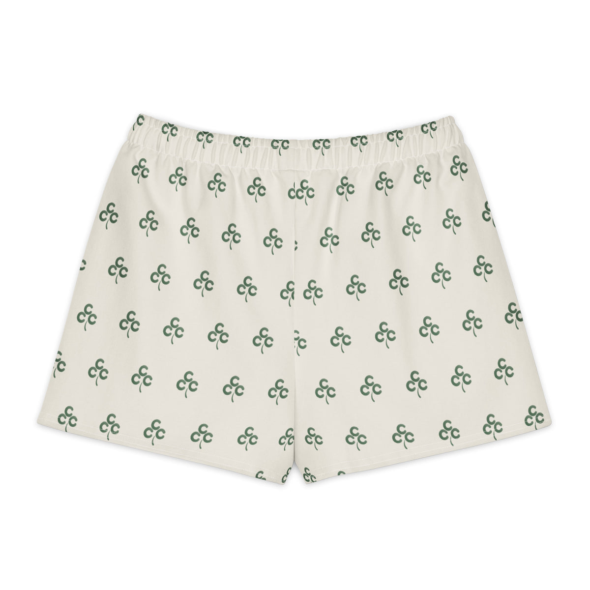 Clover Twill Shorts — Flat Back
