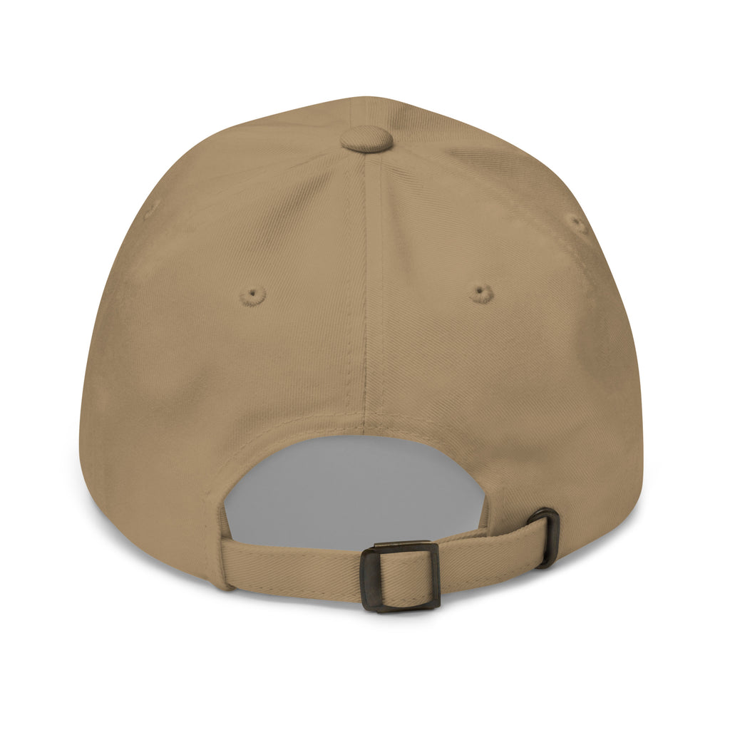 Clover Embroidered Dad Hat — Flat Back