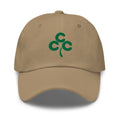 Clover Embroidered Dad Hat — embroidery_front_large