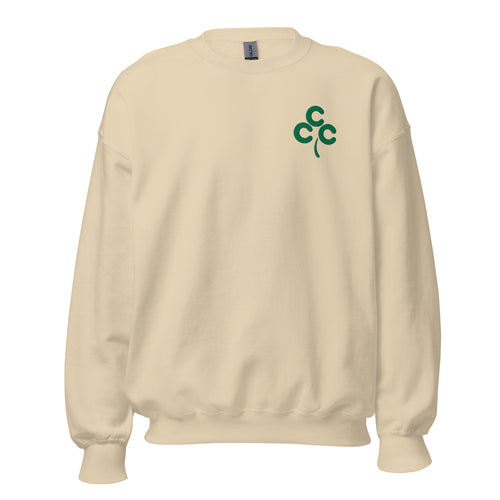 Clover Crewneck Sweatshirt — embroidery_chest_left